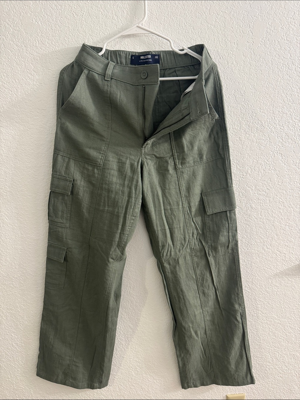 Hollister Olive Green Utility Cargo Pants
